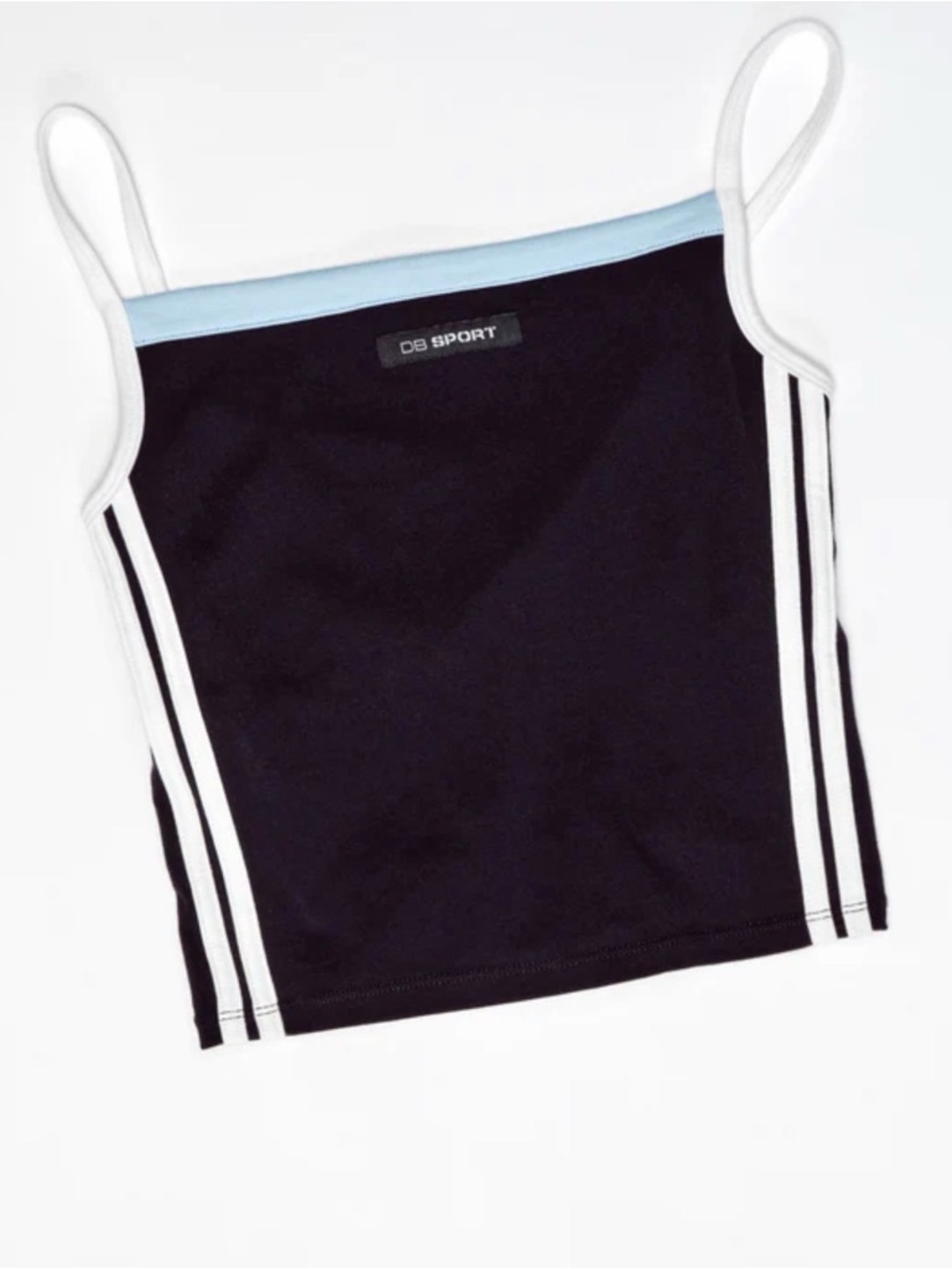 DB Sport Black square neck tank - Picture 2 of 3